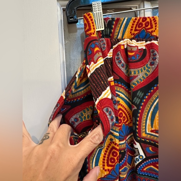 LuLaRoe Madison Pleated Skirt Pockets Boho Southwestern Aztec Size S NWT - Picture 7 of 10